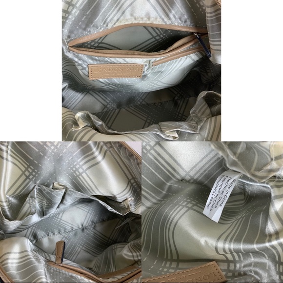 🌸SALE🌸 London fog tan faux ostrich bag - Picture 8 of 9